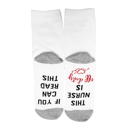 Unisex Casual Letter Cotton Crew Socks A Pair