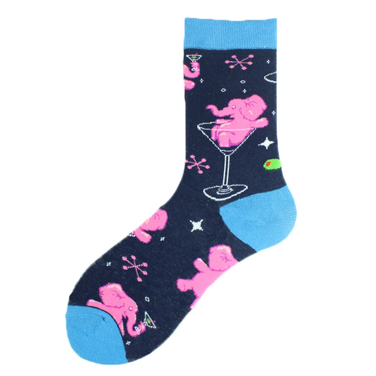 Unisex Casual Letter Cotton Printing Ankle Socks A Pair