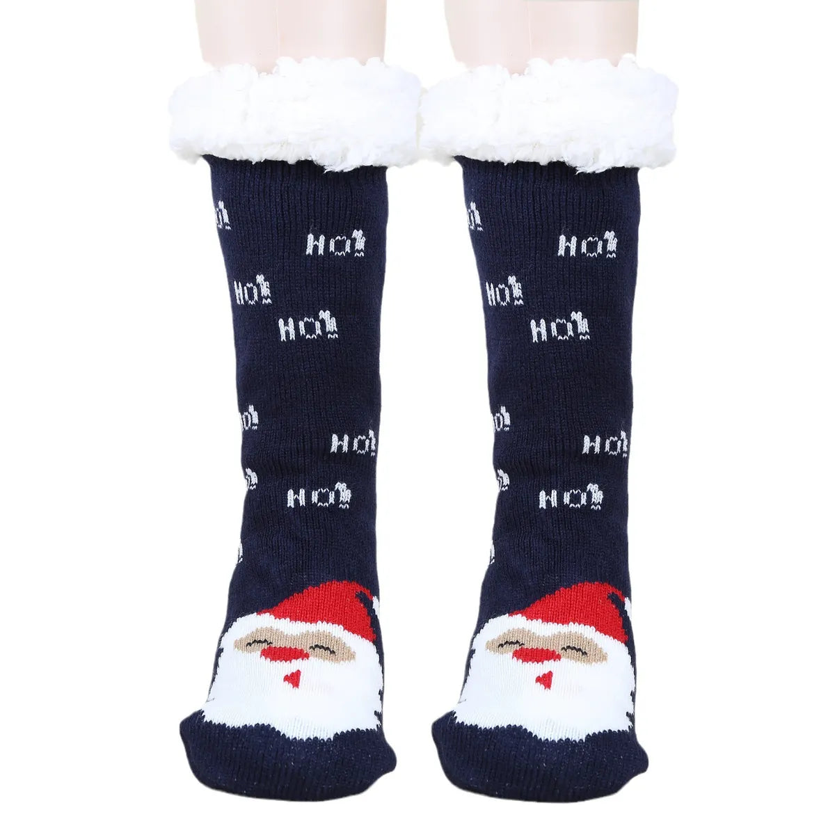 Unisex Christmas Cartoon Polyester Cotton Polyester Crew Socks A Pair