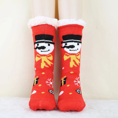 Unisex Christmas Cartoon Polyester Cotton Polyester Crew Socks A Pair