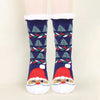 Unisex Christmas Cartoon Polyester Cotton Polyester Crew Socks A Pair