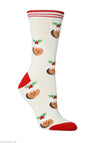 Unisex Christmas Santa Claus Elk Cotton Blending Jacquard Ankle Socks