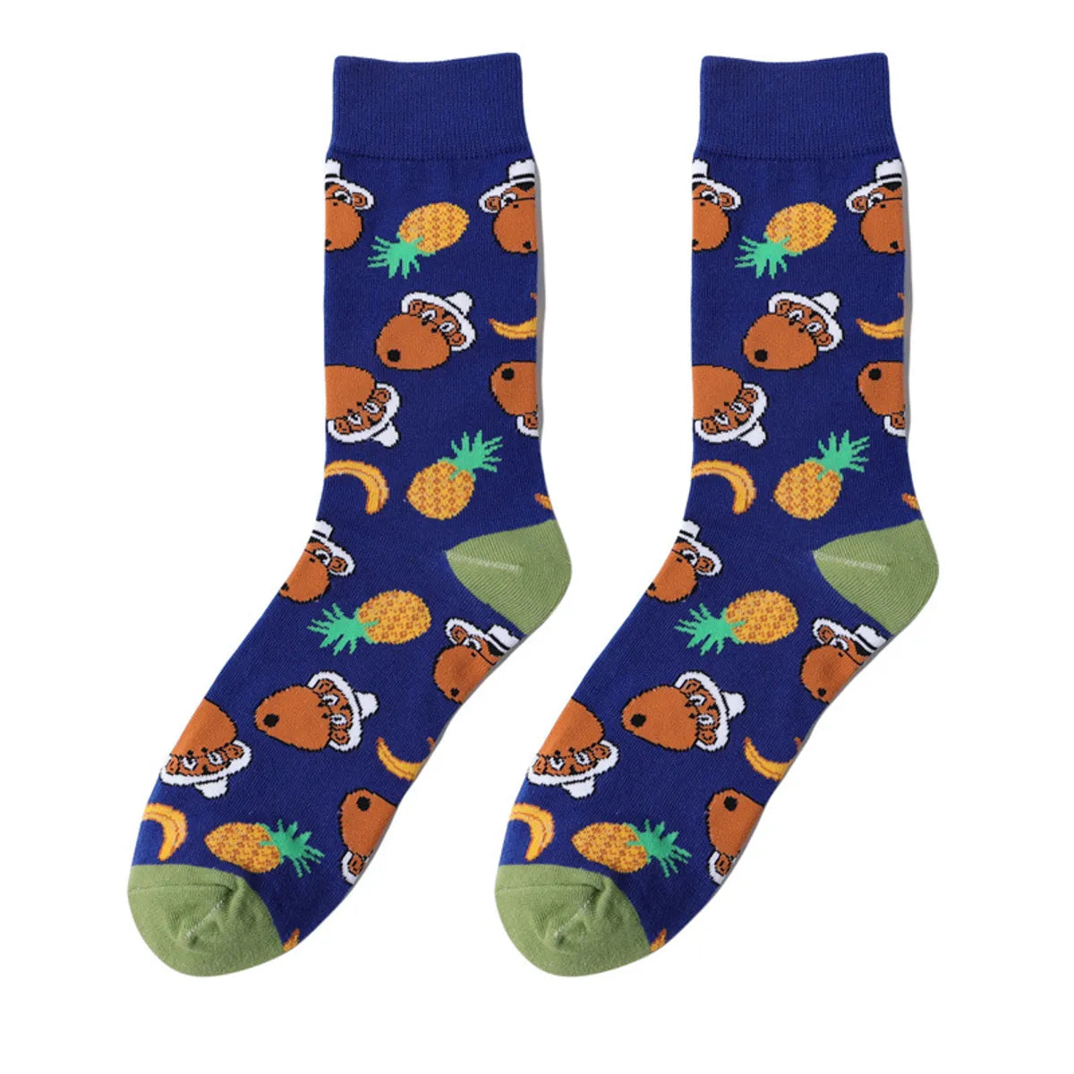 Unisex Cute Animal Skull Cotton Crew Socks A Pair