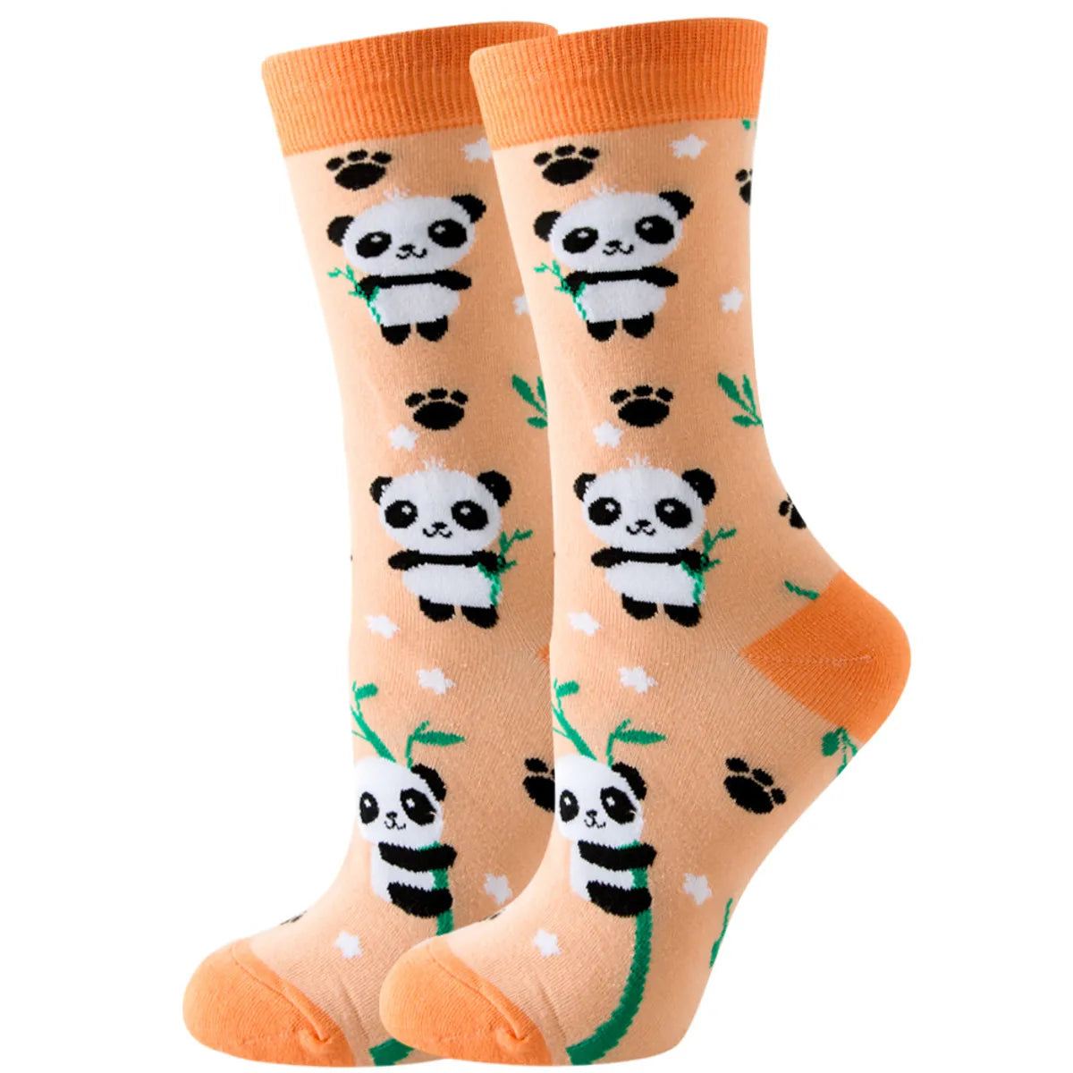 Unisex Cute Fruit Flower Cotton Crew Socks 1 Set