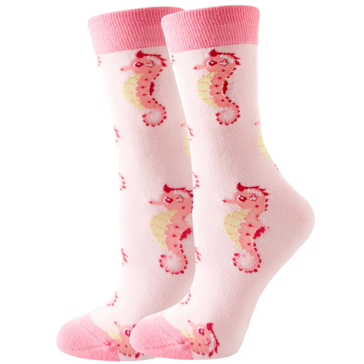 Unisex Cute Fruit Flower Cotton Crew Socks 1 Set