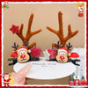 Unisex Cute Simple Style Santa Claus Elk Cloth Flocking Hair Clip