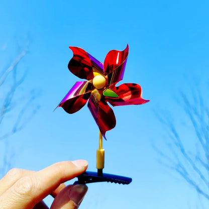 Unisex Cute Windmill Plastic Hair Clip