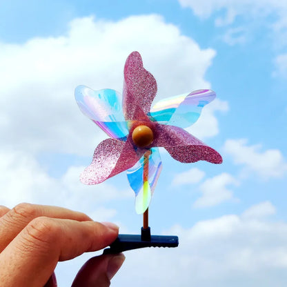 Unisex Cute Windmill Plastic Hair Clip