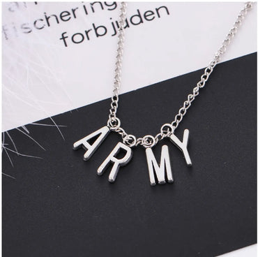 Fashion Letter Alloy Plating No Inlaid Unisex Pendant Necklace