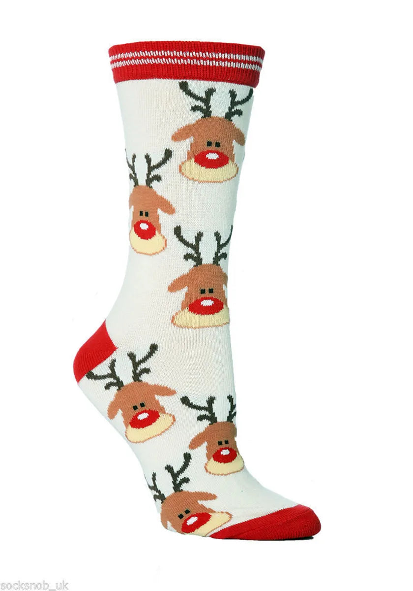 Unisex Fashion Santa Claus Elk Cotton Jacquard Socks Ankle Socks