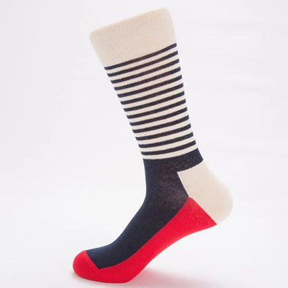 Unisex Fashion Stripe Cotton Jacquard Ankle Socks