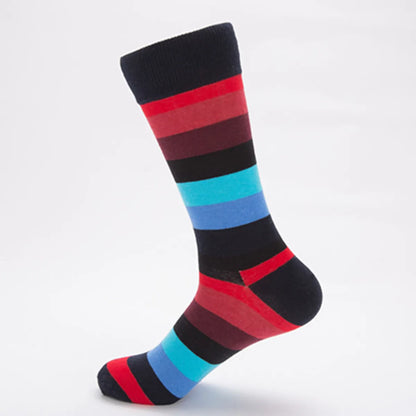 Unisex Fashion Stripe Cotton Jacquard Ankle Socks