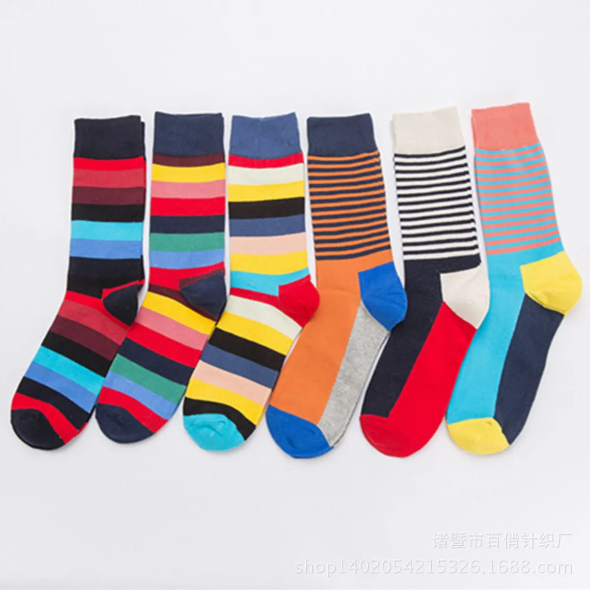 Unisex Fashion Stripe Cotton Jacquard Ankle Socks