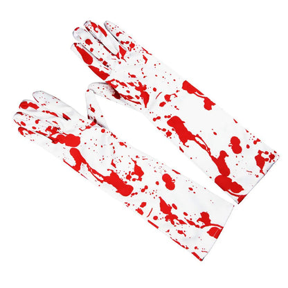 Unisex Funny Cool Style Blood Stains Gloves Socks 1 Pair