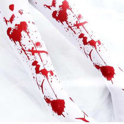 Unisex Funny Cool Style Blood Stains Gloves Socks 1 Pair