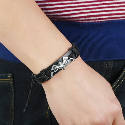 Unisex Geometric Leather Bracelets &Amp; Bangles Nhpk125410