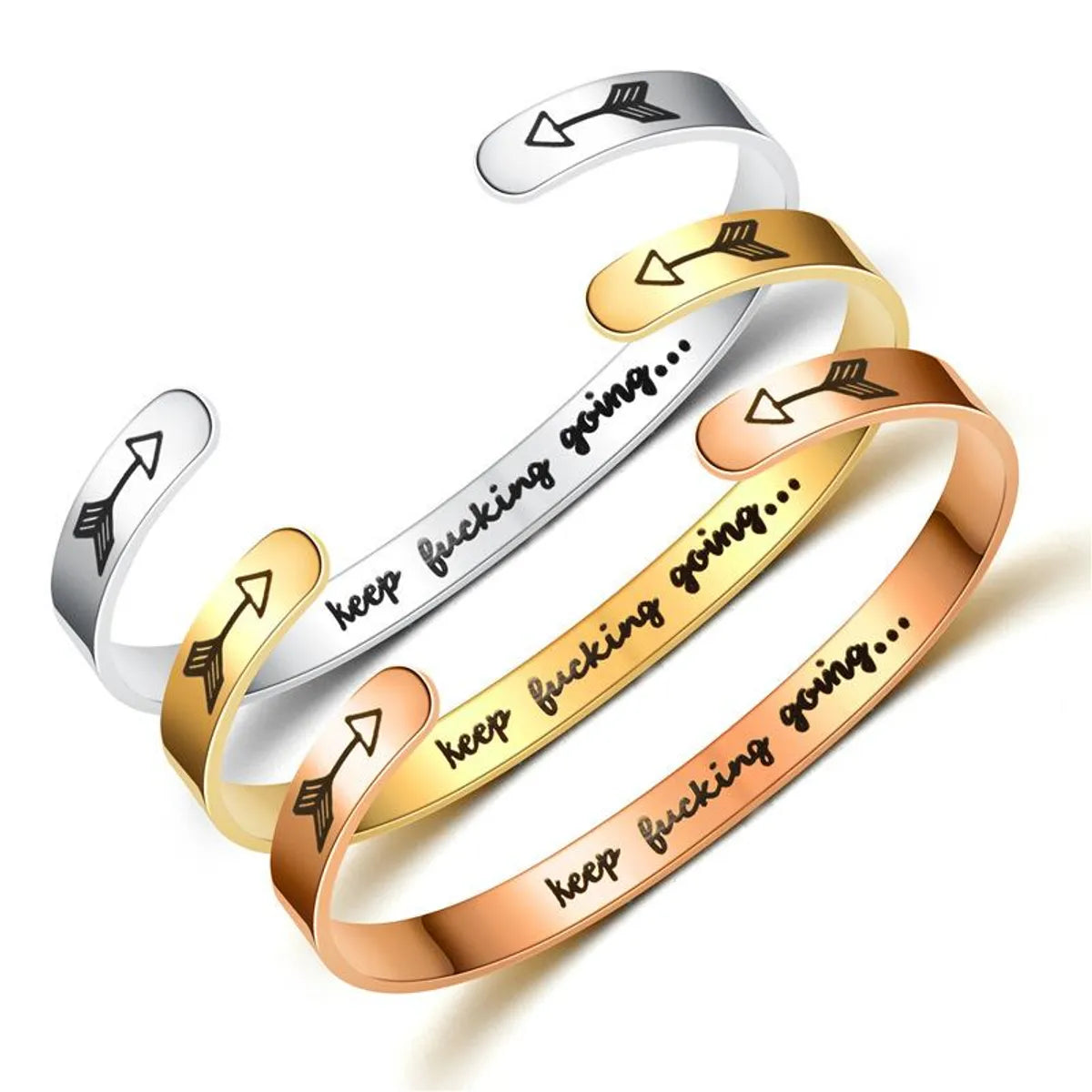 Unisex Heart Shaped Stainless Steel Bracelets &amp; Bangles Tp190418118124