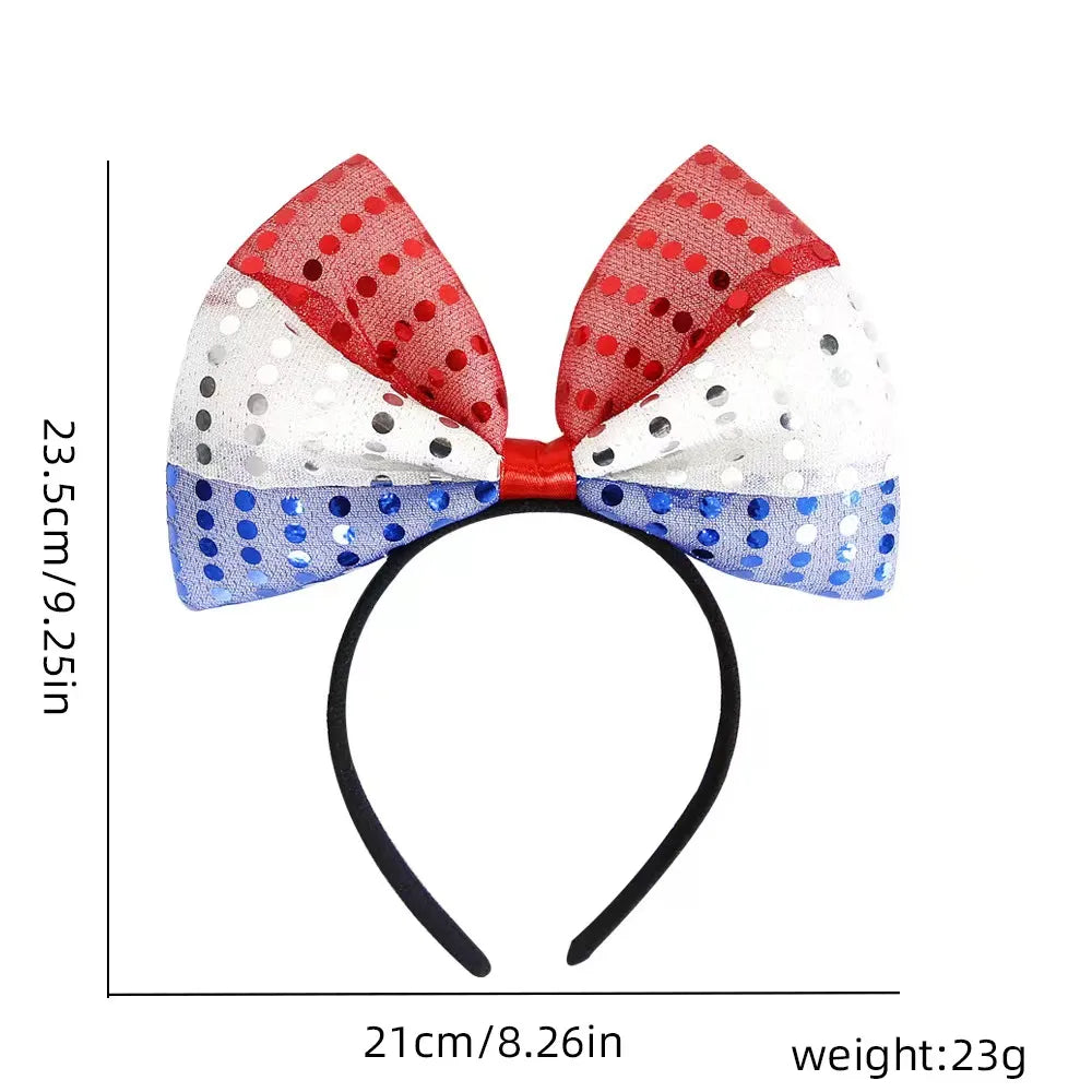 Unisex IG Style Modern Style Letter American Flag Plastic Hair Band