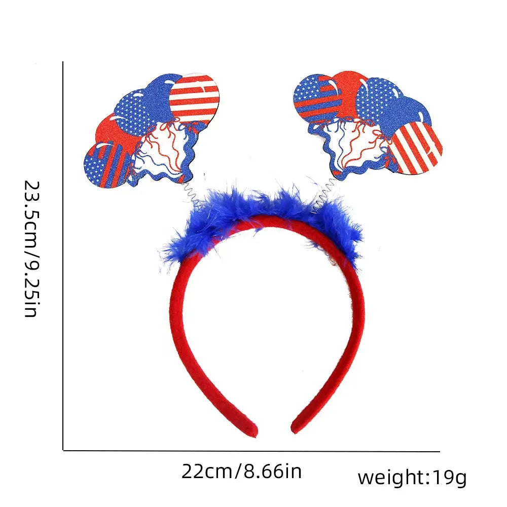 Unisex IG Style Modern Style Letter American Flag Plastic Hair Band