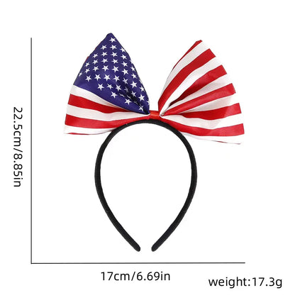 Unisex IG Style Modern Style Letter American Flag Plastic Hair Band