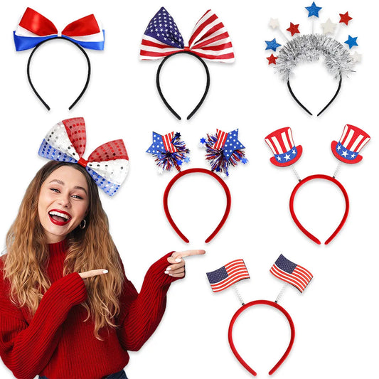 Unisex IG Style Modern Style Letter American Flag Plastic Hair Band