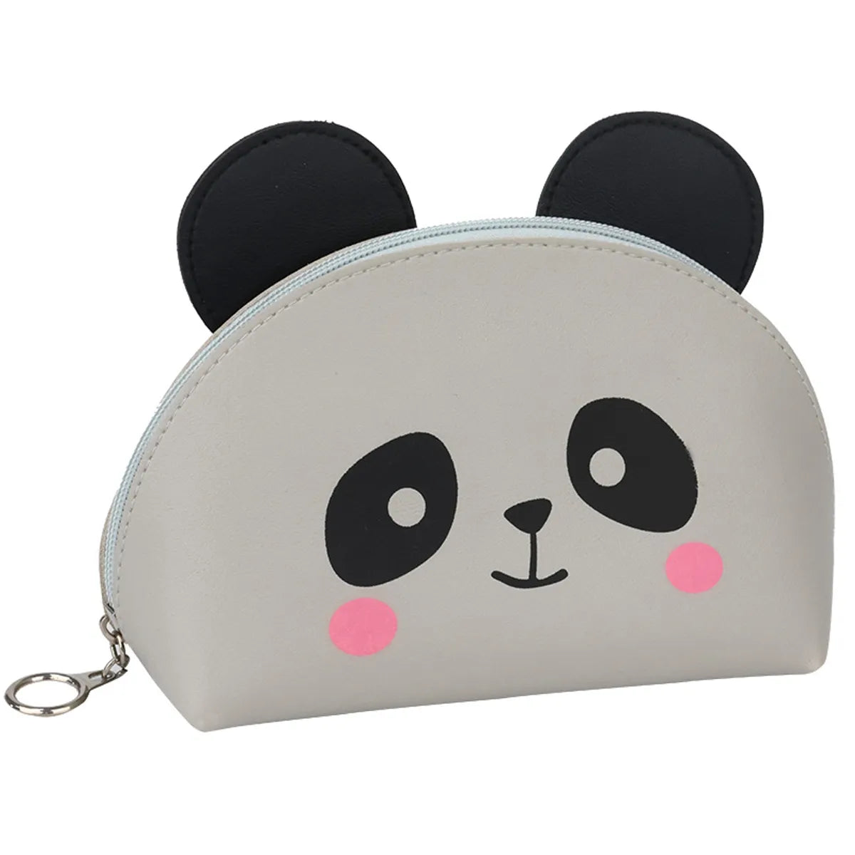 Unisex Pu Leather Cartoon Streetwear Semicircle Zipper Clutch Bag