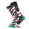 Unisex Simple Style Cat Watermelon Cotton Crew Socks A Pair