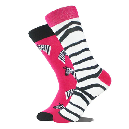 Unisex Simple Style Cat Watermelon Cotton Crew Socks A Pair