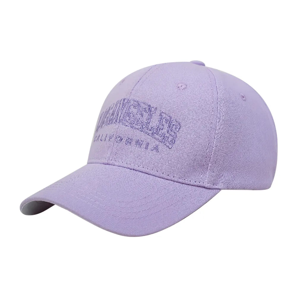 Unisex Simple Style Letter Embroidery Curved Eaves Baseball Cap