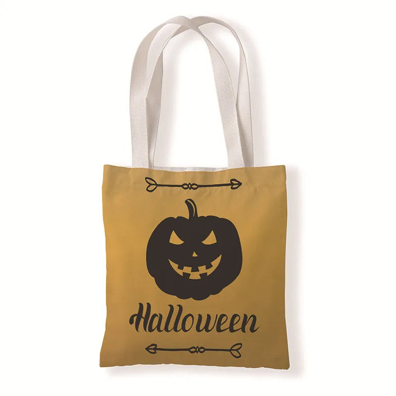 Unisex Simple Style Pumpkin Shopping Bags