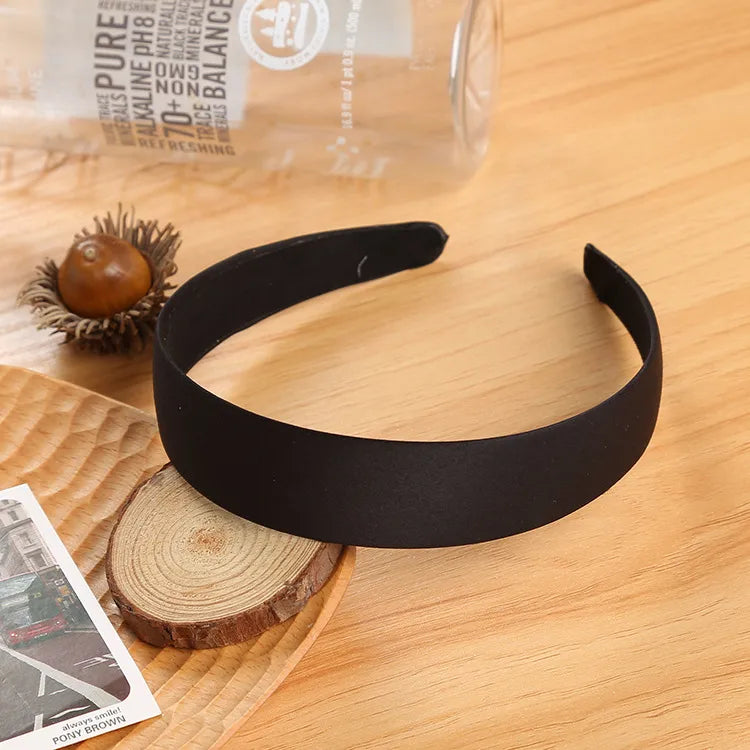 Unisex Simple Style Solid Color Plastic Hair Band