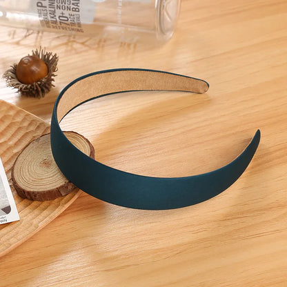 Unisex Simple Style Solid Color Plastic Hair Band