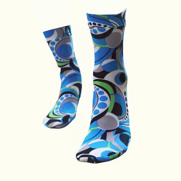 Unisex Sports Solid Color Nylon Spandex Crew Socks