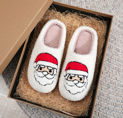 Unisex Vacation Cartoon Round Toe Cotton Slippers