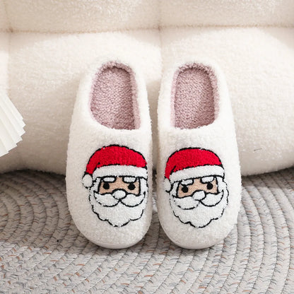 Unisex Vacation Cartoon Round Toe Cotton Slippers