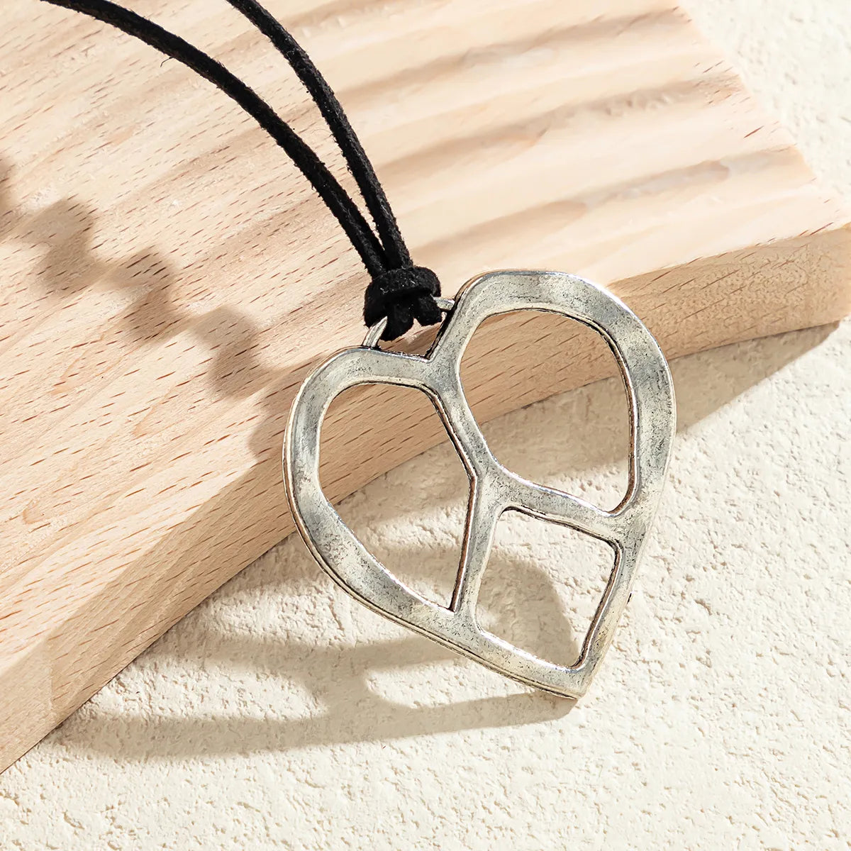 Vacation Beach Simple Style Heart Shape Alloy Wholesale Pendant Necklace