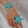 Vacation Beach Starfish Alloy Women'S Rings Bracelets Jewelry Set