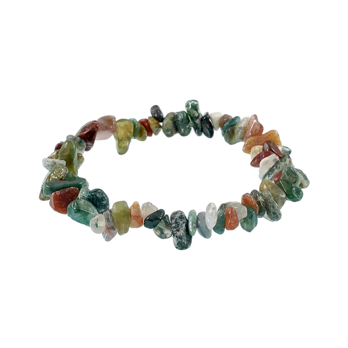 Vacation Classic Style Geometric Natural Stone Filament Gravel Wholesale Bracelets