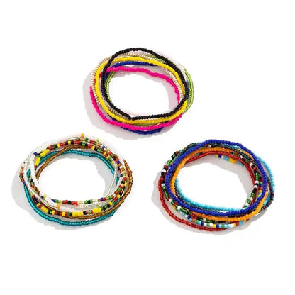 Vacation Color Block Seed Bead Wholesale Bracelets