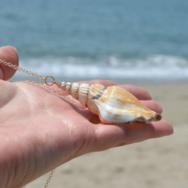 Vacation Conch Alloy Wholesale Pendant Necklace