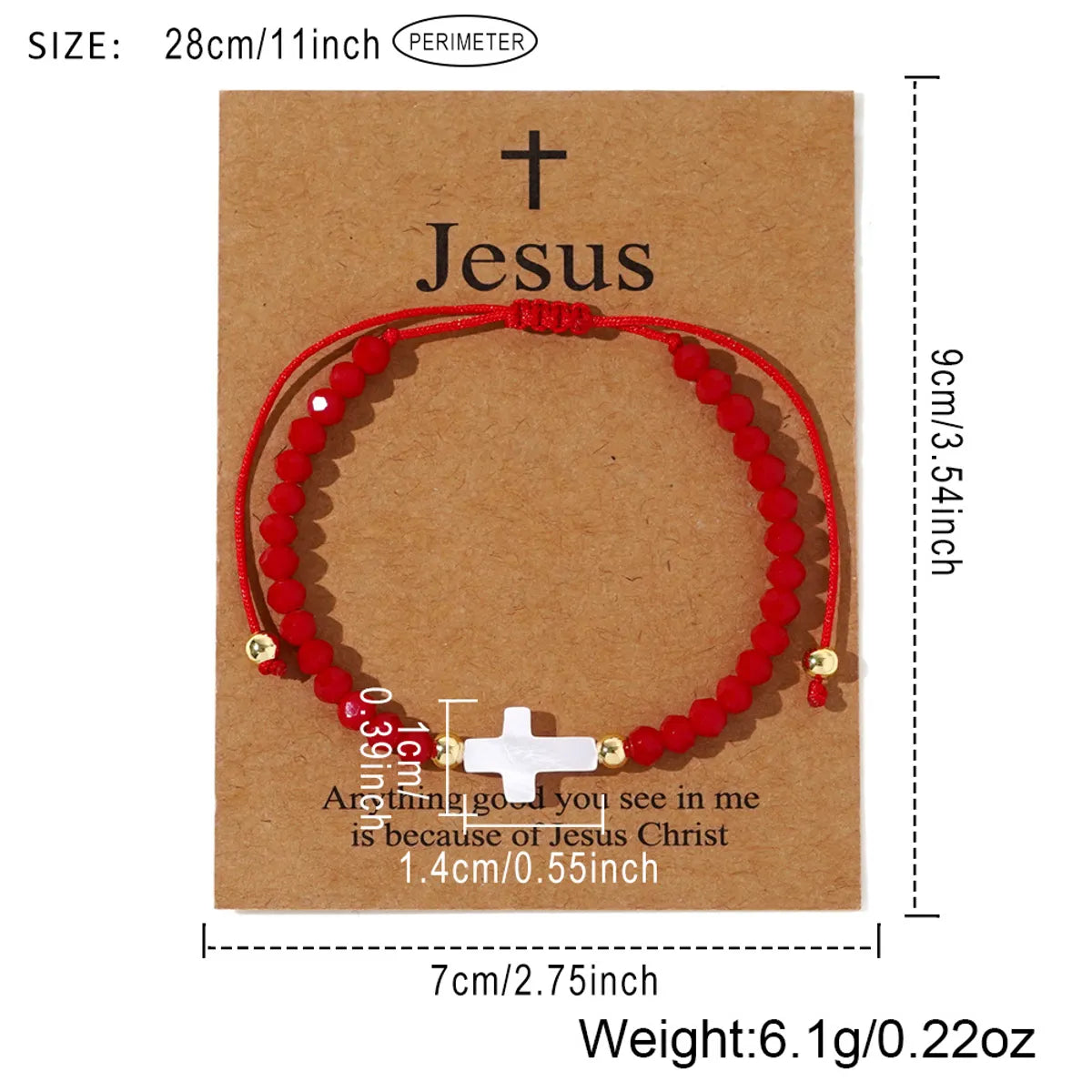 Vacation Cross Artificial Crystal Shell Copper Wholesale Bracelets