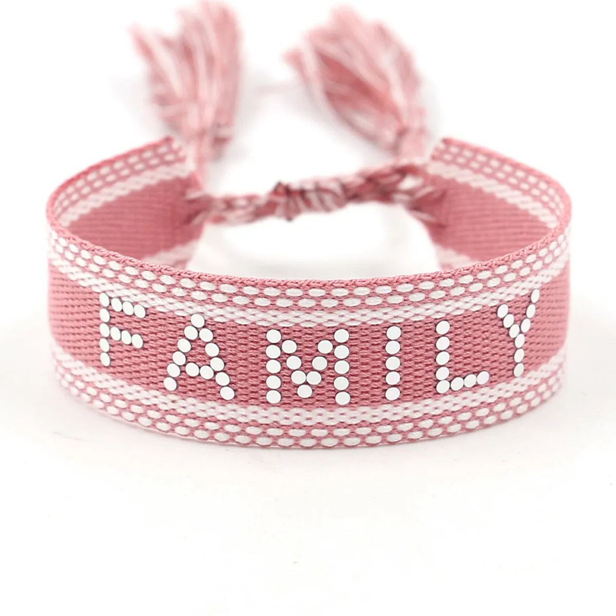 Vacation Ethnic Style Letter Polyester Wholesale Bracelets