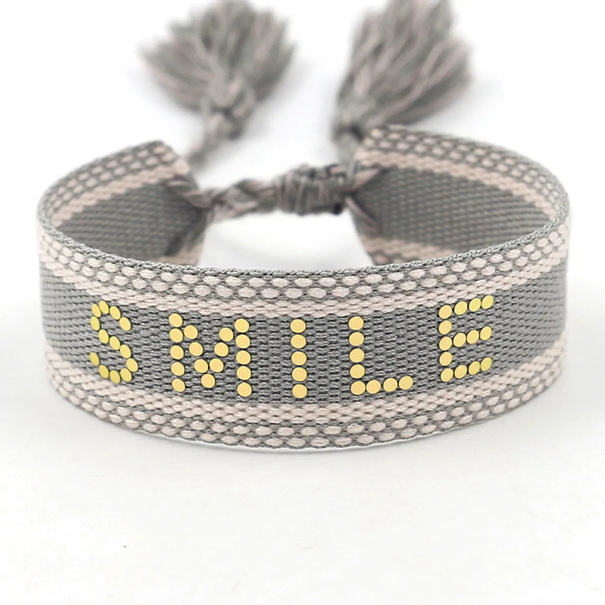 Vacation Ethnic Style Letter Polyester Wholesale Bracelets