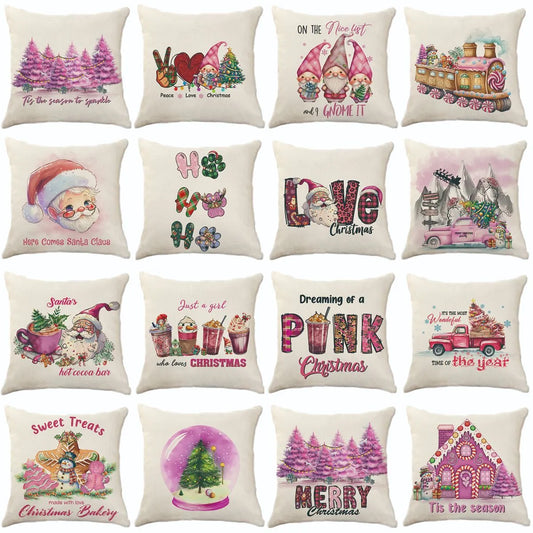 Vacation Letter Polyester Pillow Cases