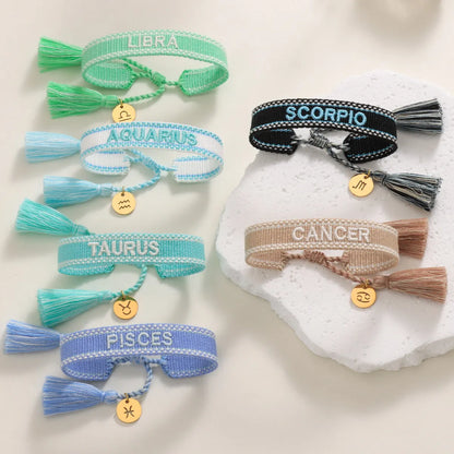 Vacation Letter Polyester Wholesale Bracelets