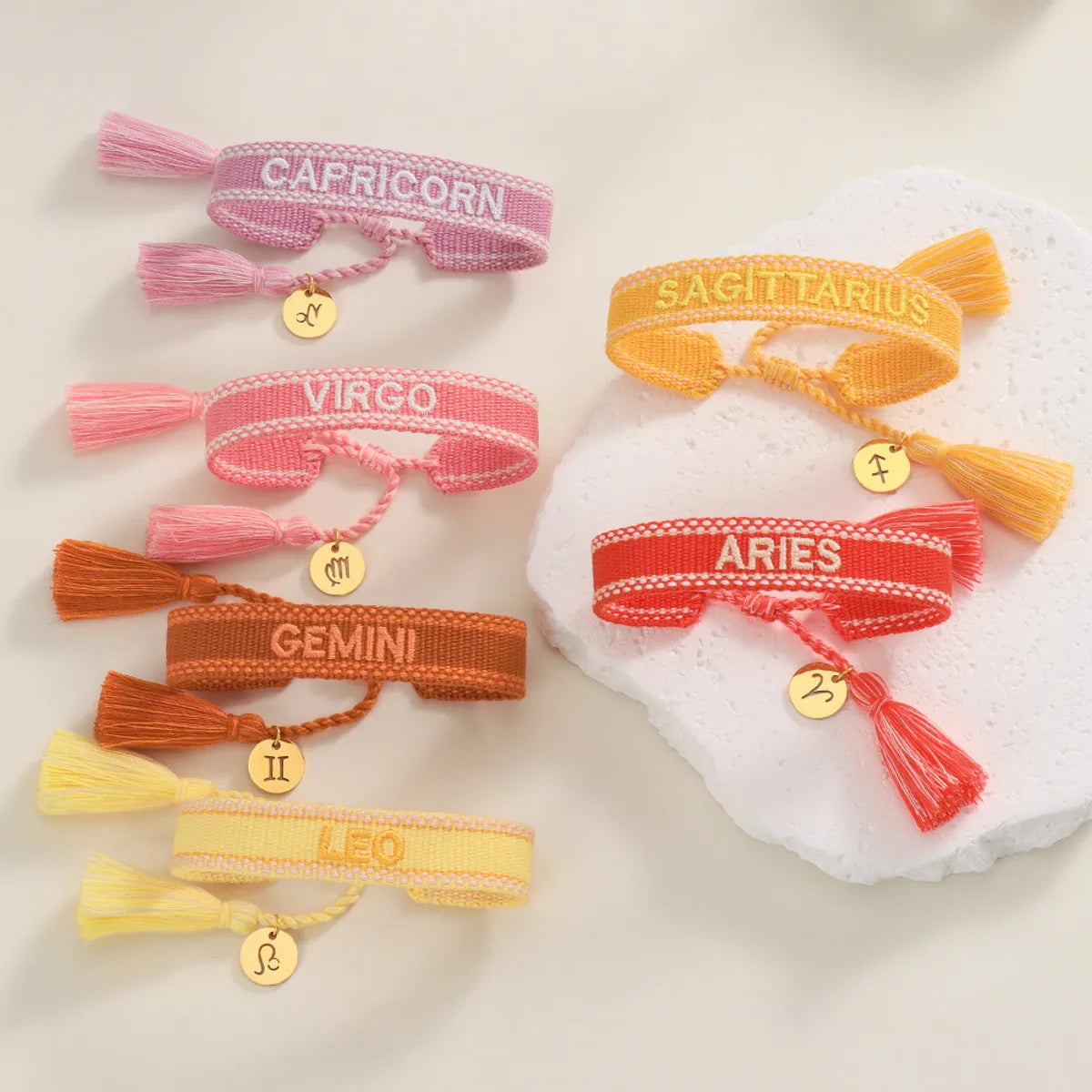 Vacation Letter Polyester Wholesale Bracelets