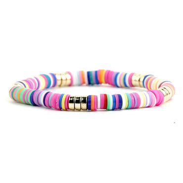 Vacation Multicolor Alloy Soft Clay Wholesale Bracelets