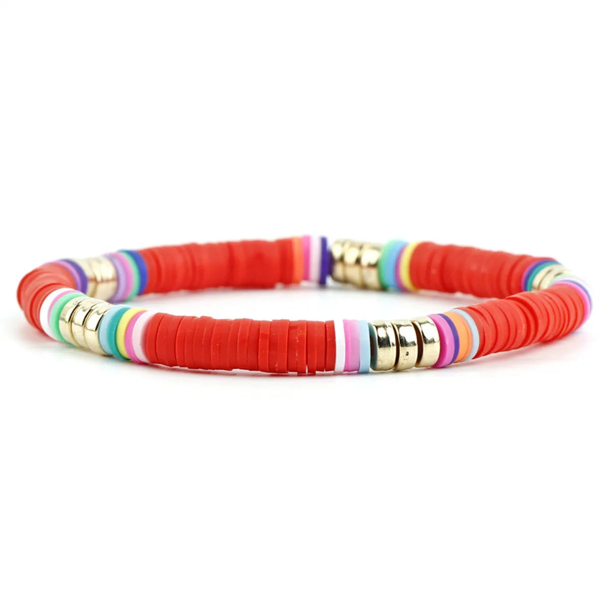 Vacation Multicolor Alloy Soft Clay Wholesale Bracelets