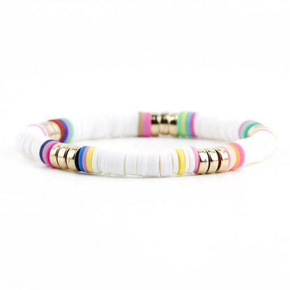 Vacation Multicolor Alloy Soft Clay Wholesale Bracelets