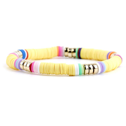 Vacation Multicolor Alloy Soft Clay Wholesale Bracelets